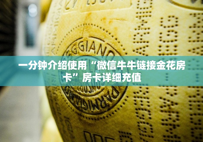 一分钟介绍使用“微信牛牛链接金花房卡”房卡详细充值